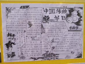 中国传统文化手抄报版面设计图精选