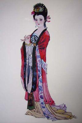 元朝皇后画像 唐朝皇后画像  好不容易找到了一组明朝历代皇后画像图片