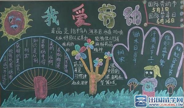 小组黑板报设计图案大全
