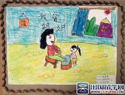 关于三八妇女节的儿童画