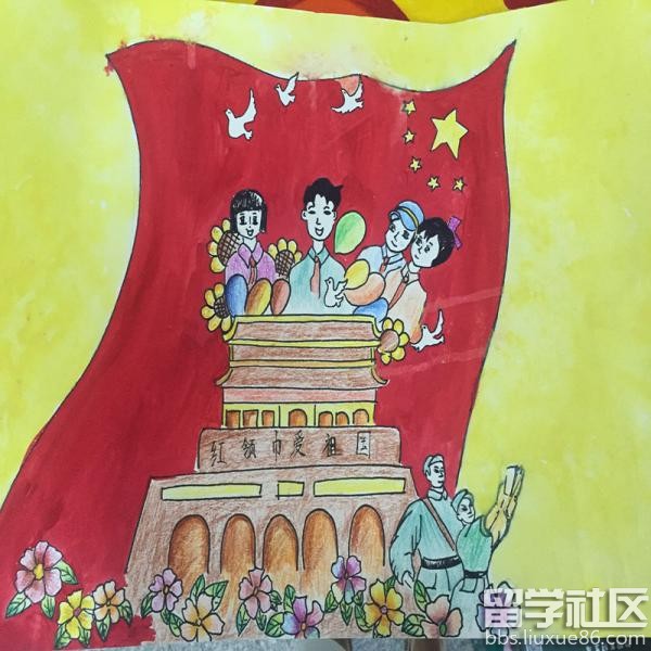 长征胜利80周年学生画【一】