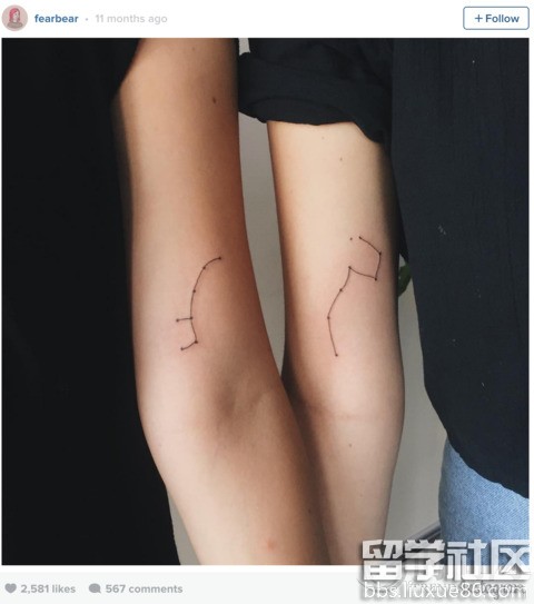 女孩子纹身纹什么 小清新纹身