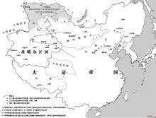 1720-1758年的清朝疆域
