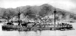 甲午战争被日军俘获的镇远号