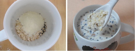 芝麻核桃奶茶的制作方法