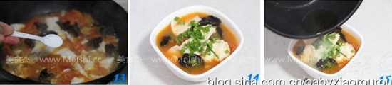 高考考生膳食谱：木耳番茄鱼片汤