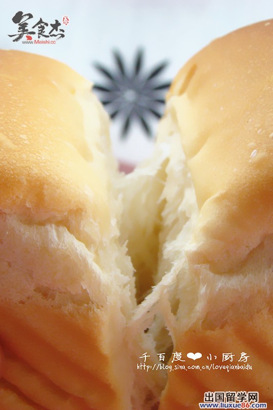 2013年高考饮食食谱： 超绵纯奶土司（镇静助眠）