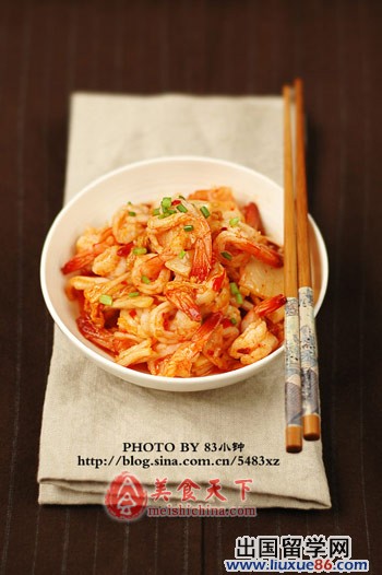 韩式泡菜虾