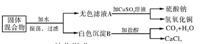 由一种盐和一种碱组成的固体混合物