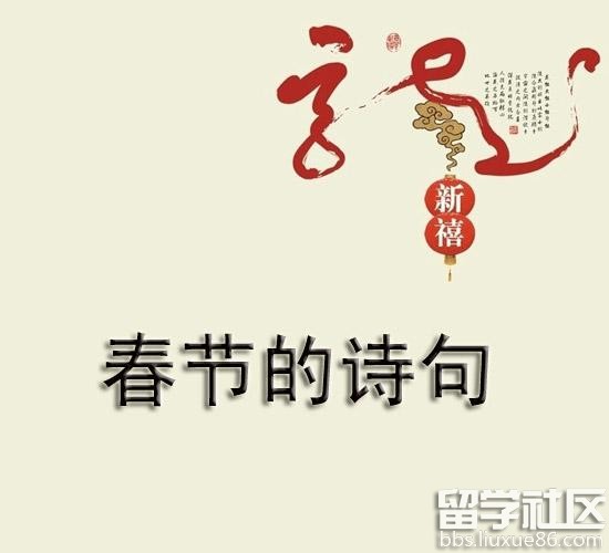 关于春节的古诗,春节古诗词,描写春节的古诗