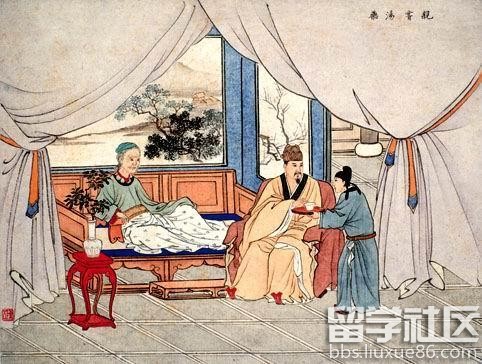 二十四孝图之七:亲尝汤药