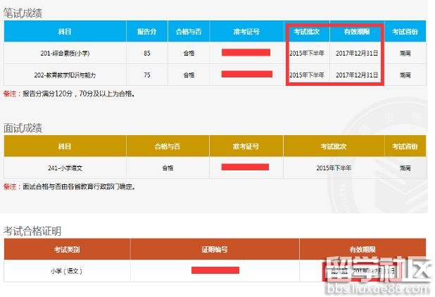 2016年教师资格证成绩保留多久?