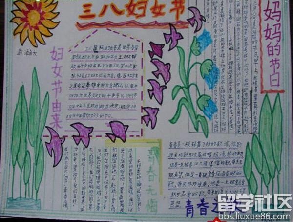 三八妇女节手抄报资料大全