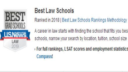 2019美国研究生法学院排名（完整版）
